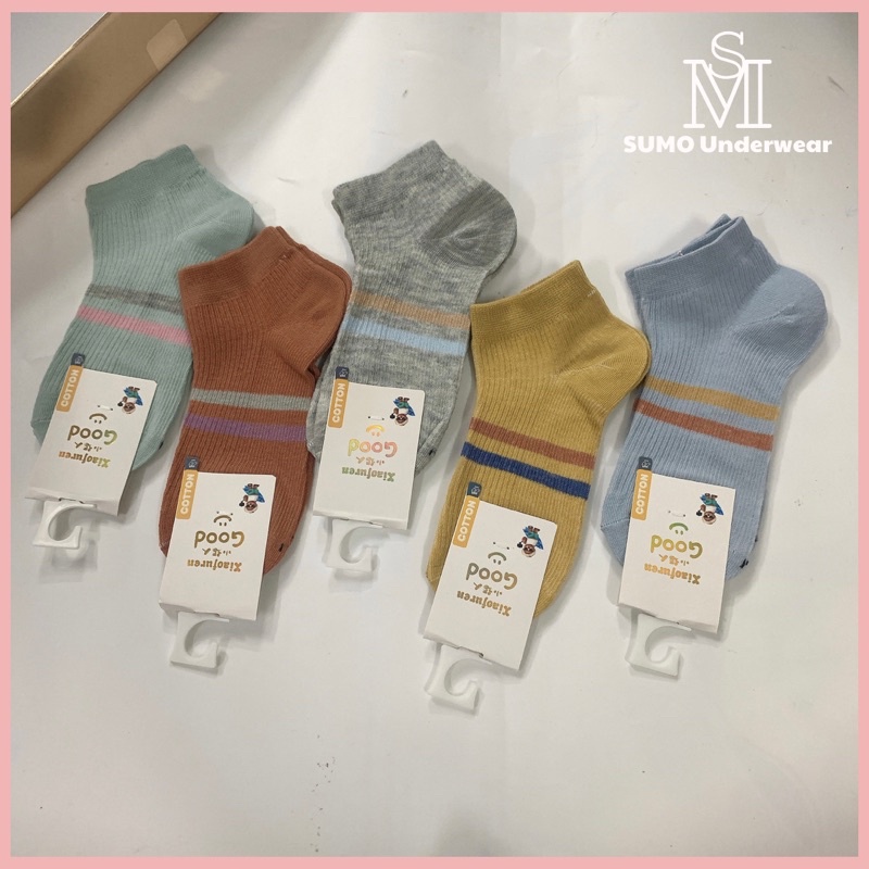 (Sét 5 đôi) Tất ngắn cổ chất len gân siêu mịn lì dệt kim siêu đẹp cho bé 1-9 tuổi, . Kèm ảnh thật