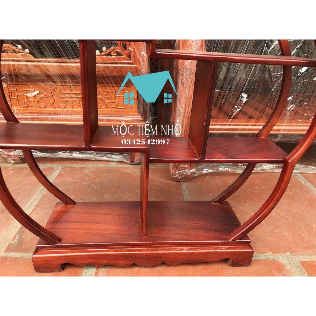 Kệ gỗ trang trí  , kê đồ phong thủy , bộ ấm trà mini ....