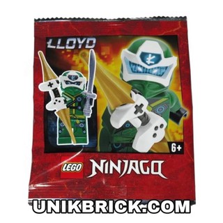 Lego unik brick ninjago 892066 digi lloyd foil pack polybag túi nhân vật ninja xanh lá chính hãng .