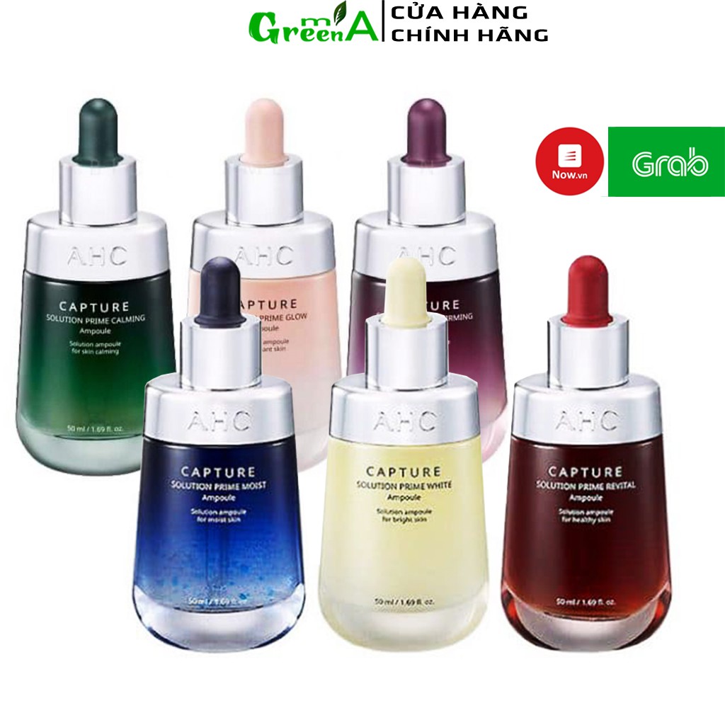 Serum Tinh Chất AHC Capture Solution Prime White Moist Revital Ampoule Dưỡng Trắng Cấp Ẩm [ MẪU MỚI NHẤT]
