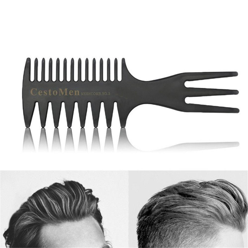 SOFTNESS Lược Chải Râu Răng Thưa Tạo Kiểu Chuyên Dụng Cho Salon