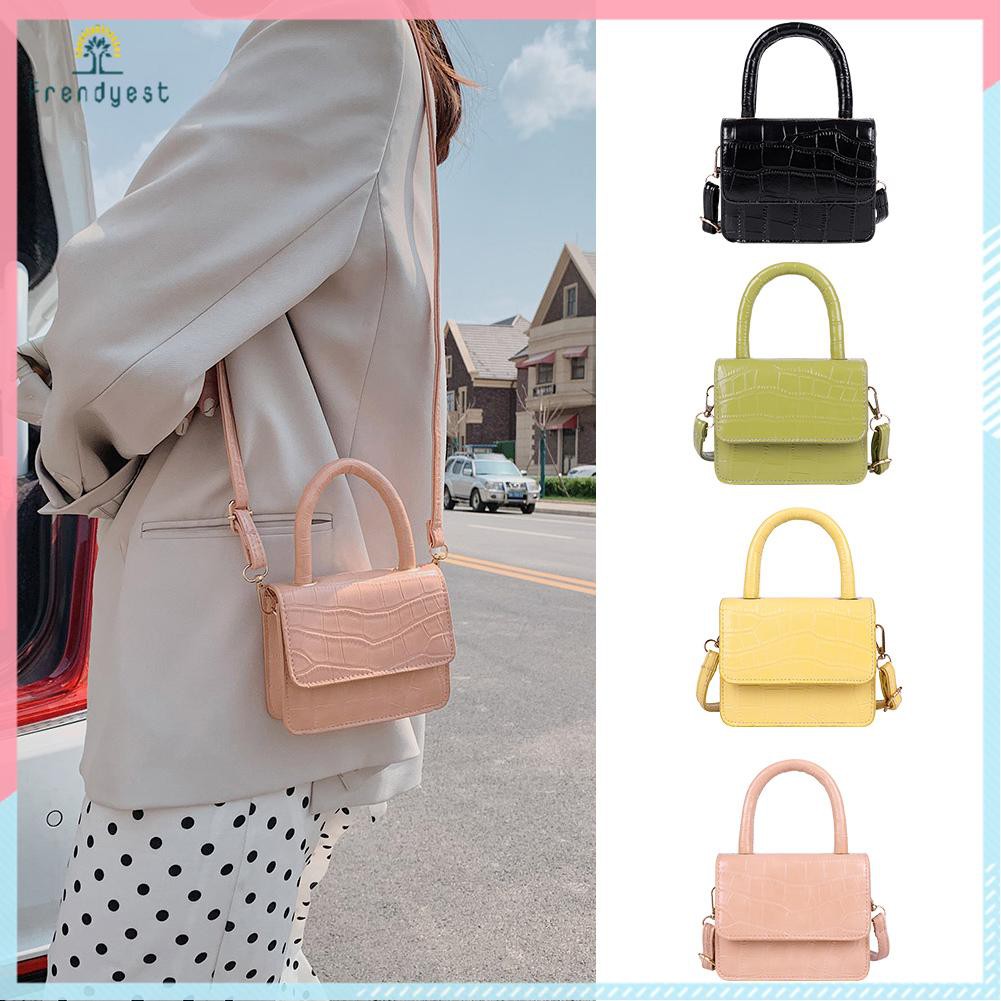 Túi da mini đeo chéo phong cách thời trang thanh lịch cho phái nữ