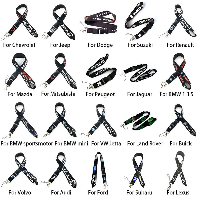 Dây đeo cổ móc chìa khóa xe