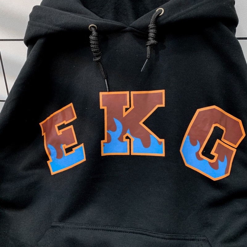 Áo Khoác Hoodie Form Rộng Unisex EKG Vải Nỉ Bông Dày Dặn - 84unisex