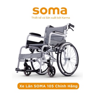 Xe lăn tay Soma 105, Xe lăn khung nhôm cao cấp