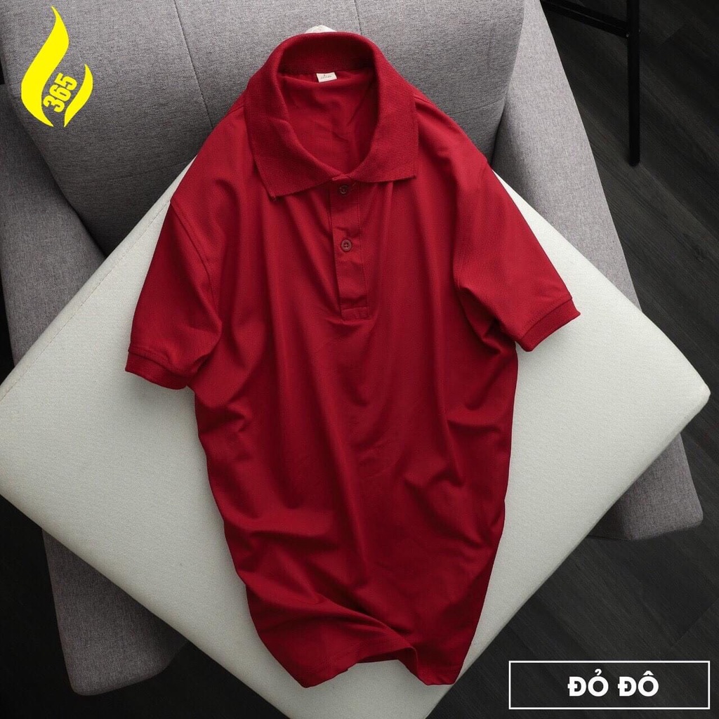 [GIÁ XƯỞNG]Áo THUN nam - nữ MÀU TÍM HUẾ vải Cá Sấu poly cổ dệt bo cao cấp | BigBuy360 - bigbuy360.vn