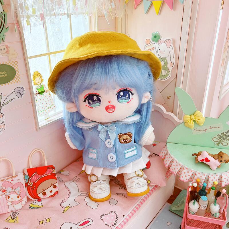 Búp Bê Vải Cotton 20cm Thiết Kế Dễ Thương