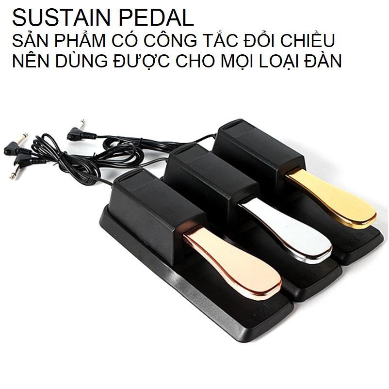 Pedal cho đàn Piano,Organ có công tắc đổi chiều dùng cho mọi hãng đàn