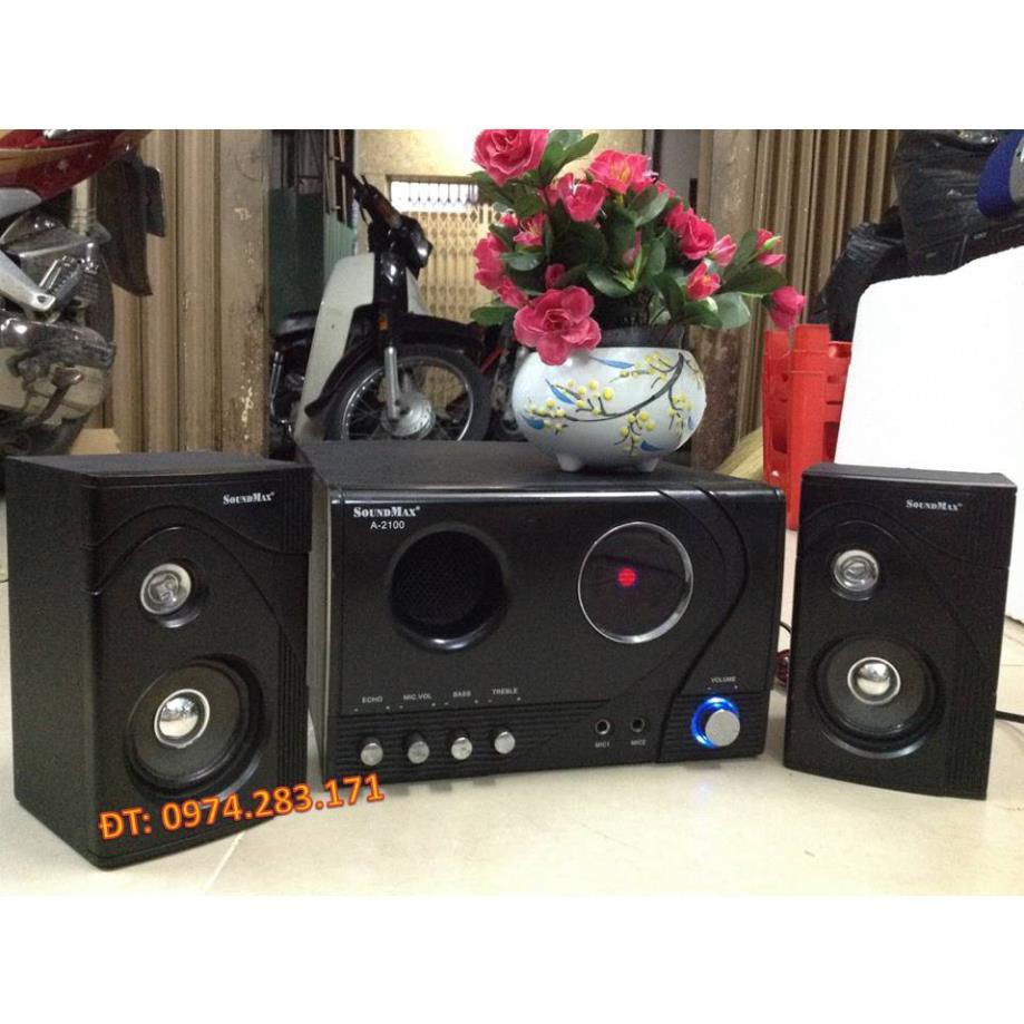 Loa vi tính Soundmax A2100 nghe nhạc, hát karaoke !!