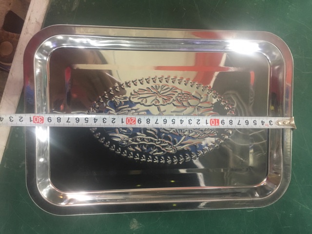 Mâm inox chữ nhật