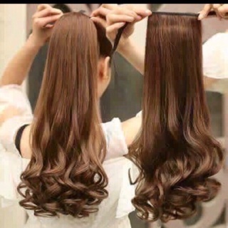 Tóc cột xoăn đuôi dài 45cm cao cấp ❇️freeship ❇️