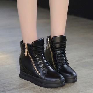 Giầy Boot Nữ Đế Độn