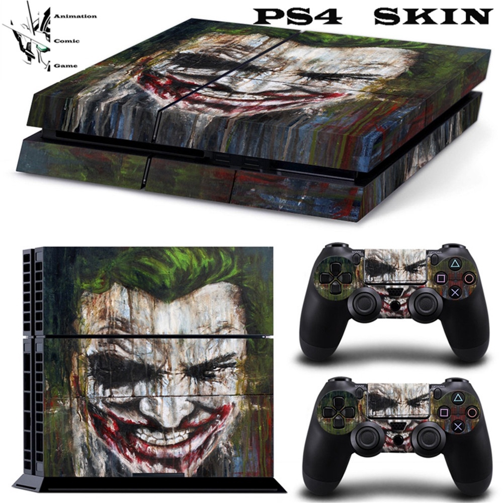 Decal dán trang trí bảo vệ máy chơi game PS4 hình Joker siêu ngầu