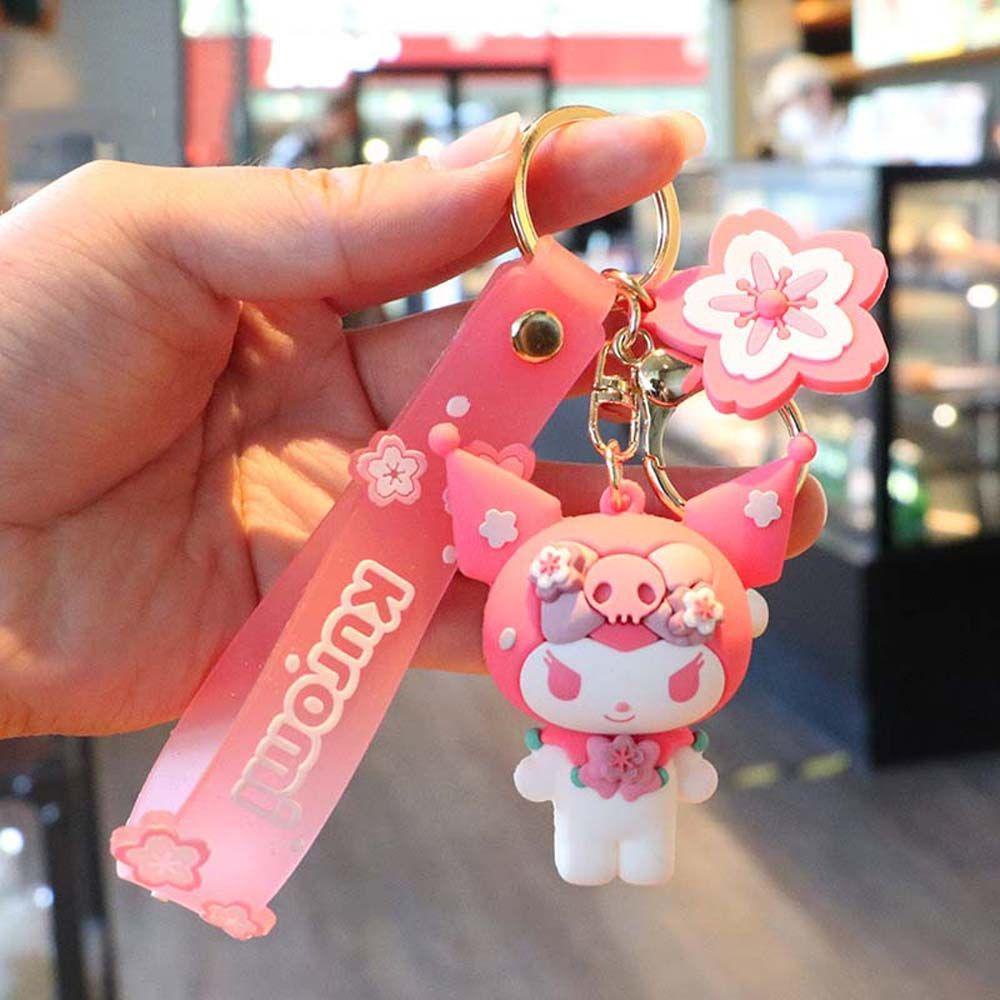 Móc Khóa Hình Hoạt Hình My Melody Pompom Purin Cinnamoroll Kitty Sakura Phiên Bản Giới Hạn Cho Nữ