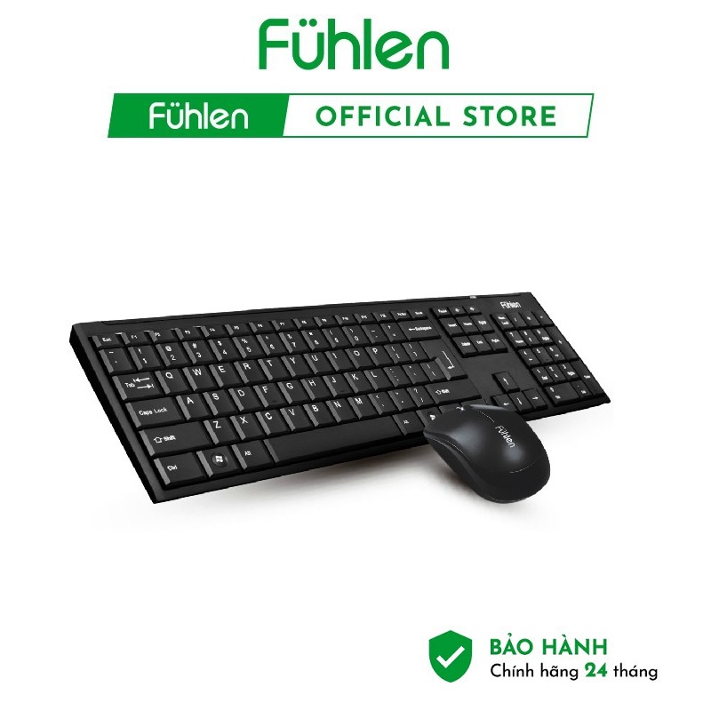 Bộ bàn phím và chuột không dây Fuhlen A120 + A120G - Hàng Chính Hãng