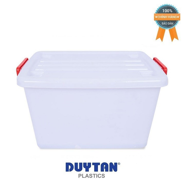 Thùng Nhựa Duy Tân Có Bánh Xe 55 Lít (67,6 x 45,7 x 25,4 cm) No.748 giúp bảo quả đồ đạc của bạn