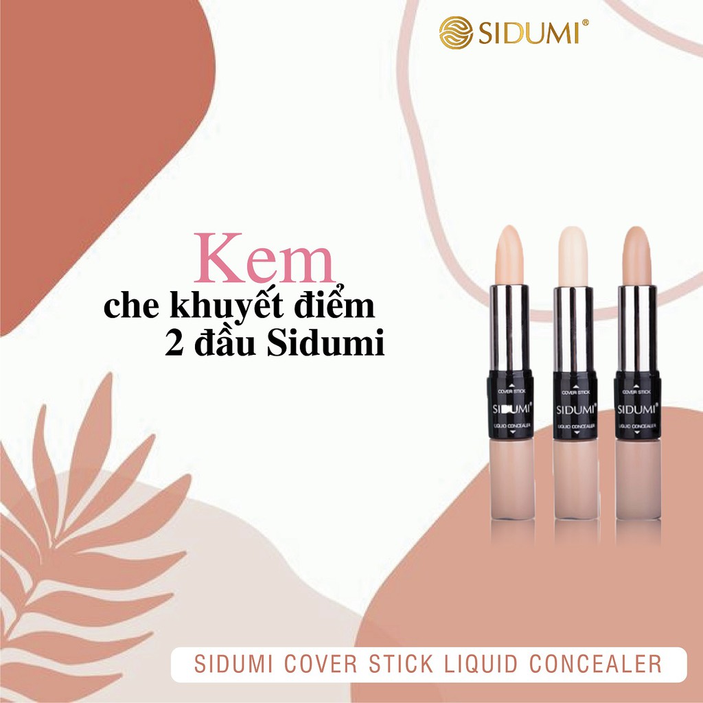 Kem Che Khuyết Điểm 2 Đầu Sidumi - Sidumi Cover Stick Liquid Concealer SDM CK305