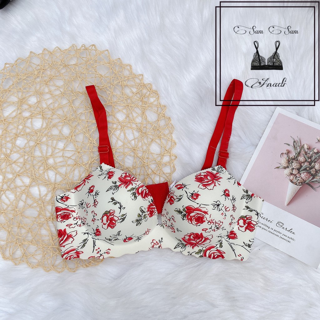 Áo Lót Su Đúc Hoa Hồng 3D Nâng Ngực Bàn Tay Thoáng Khí | BigBuy360 - bigbuy360.vn