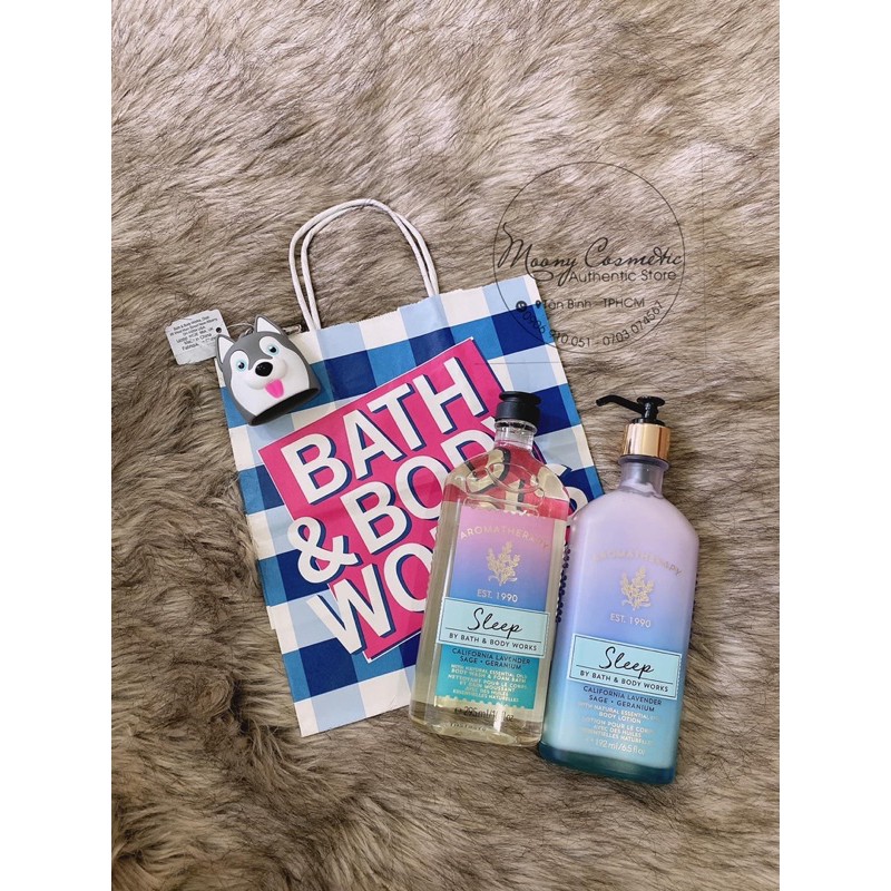 Sữa tắm và Lotion thư giãn Sleep kỳ lân , Aloe