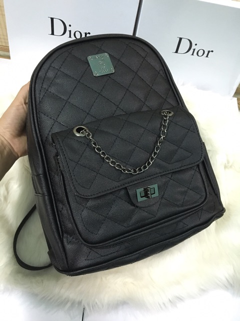 Balo xích da dê trần trám