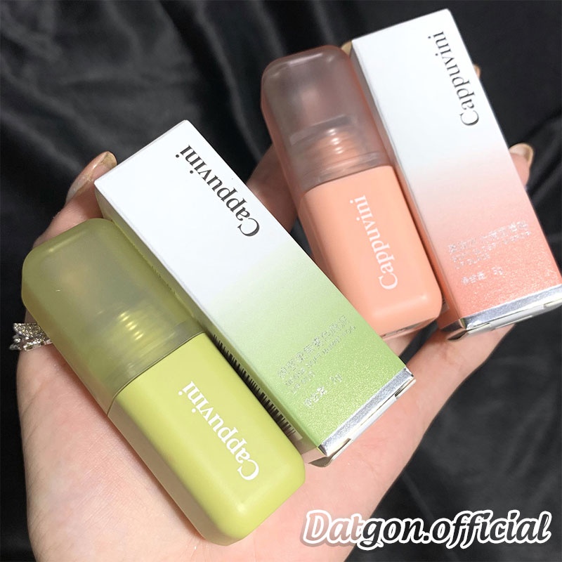 Son Cappuvini Vuông Vỏ Xanh Mền Mịn Môi Trống Nước Lâu Trôi