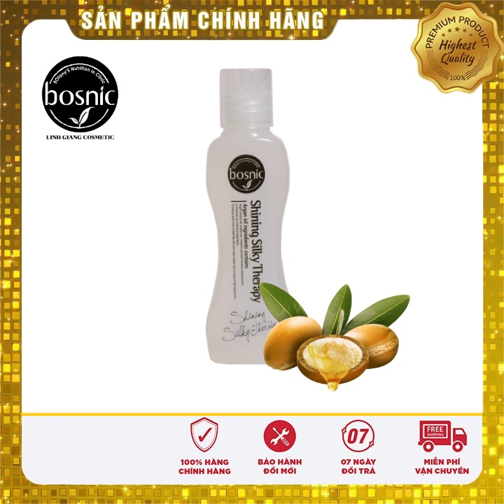 Chính Hãng - [Serum] Tinh Dầu Dưỡng Phục Hồi Tóc Silky Moroccan BOSNIC 60ML