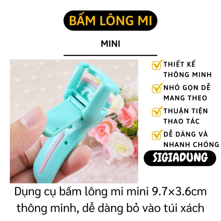 [SGD] Kẹp Bấm Mi - Dụng Cụ Bấm Mi Nhựa Có Nẹp Silicon Giúp Cong Vút 9058