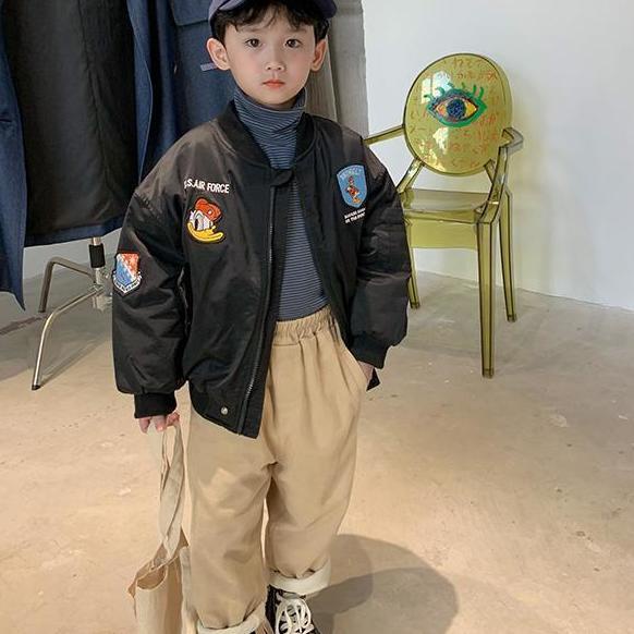 Áo Khoác Bóng Chày Thời Trang Xuân Thu 2022 Phong Cách Hàn Quốc Cho Bé Trai