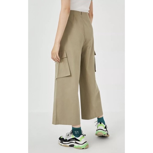 Quần dài ống rộng lưng cao túi hộp - Vero Moda phong cách cá tính trẻ trung