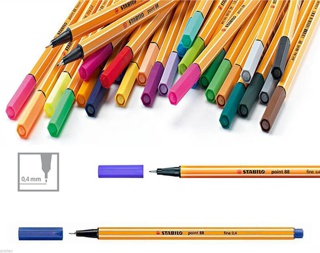 Bút Kỹ Thuật STABILO Point-88 PT88 (Bộ 9 Cây)
