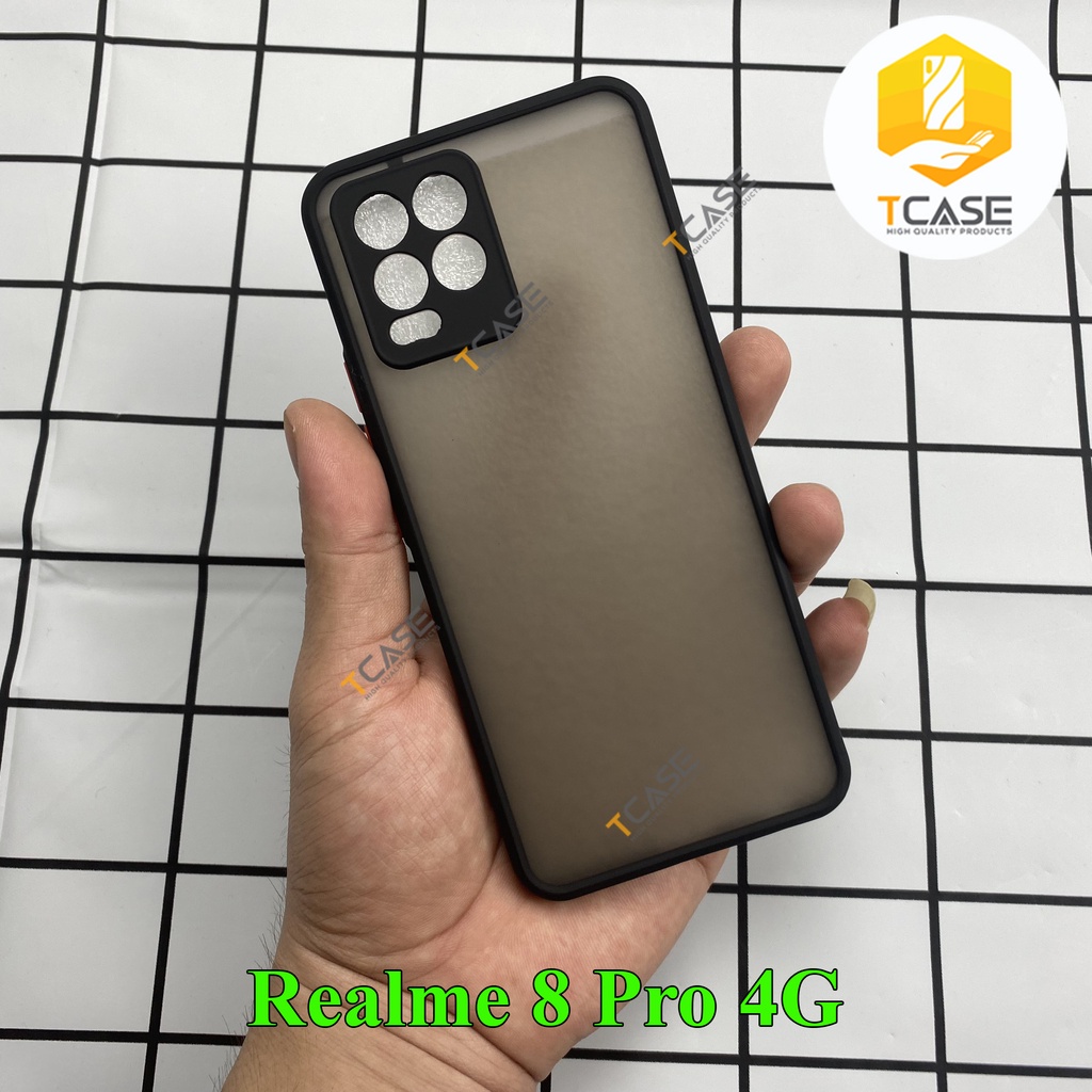 Ốp lưng nhám chống sốc dành cho Realme 8 4G/ 8 Pro in hình nhiều mẫu đẹp