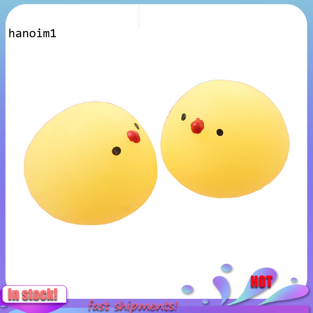 Đồ chơi squishy hình con gà mini vui nhộn giảm căng thẳng