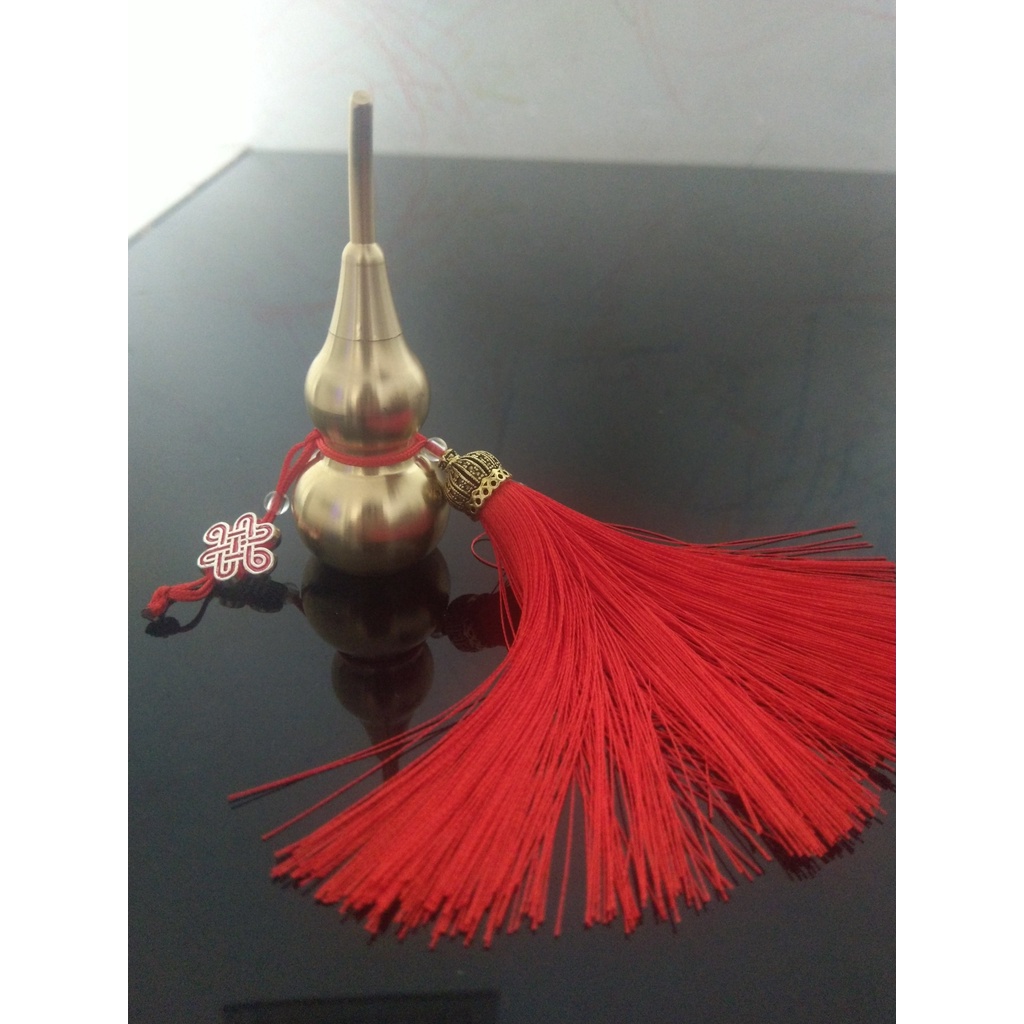 Hồ lô phong thủy trơn bằng đồng 7cm