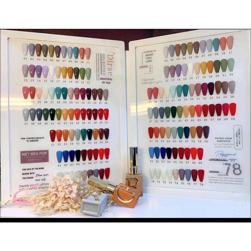 Set gel 78 màu DR hàng cao cấp chất sịn Korea