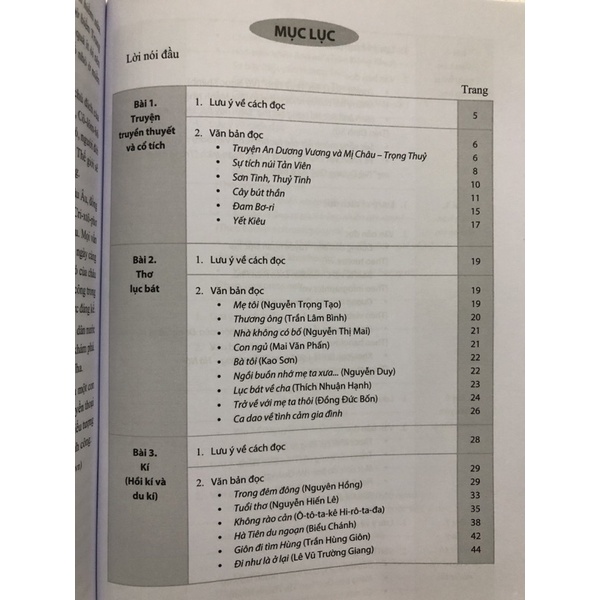 Sách - Văn bản đọc hiểu Ngữ văn 6