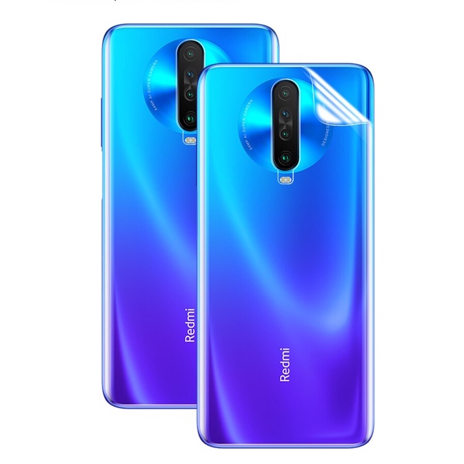 Dán PPF trong suốt chống trầy mặt lưng cho máy Redmi K30 5G.