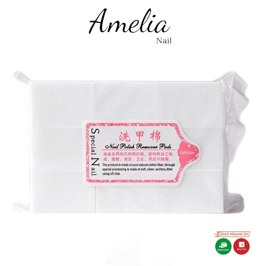 Giấy lau gel, lau cồn, móng tay và chân làm bong top gel nail