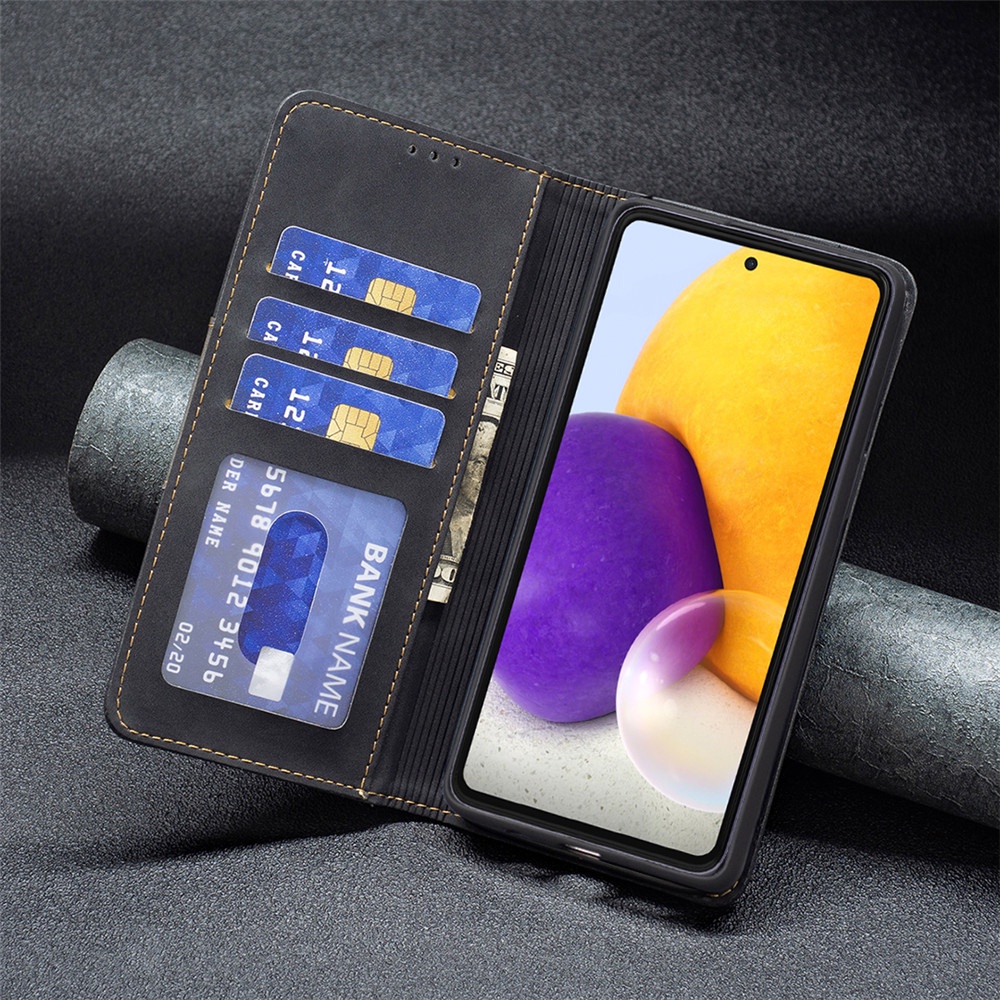 Bao Da Điện Thoại Nắp Lật Kèm Ngăn Đựng Thẻ Cho Samsung Galaxy A03 Core A13 A23 A33 A53 A73