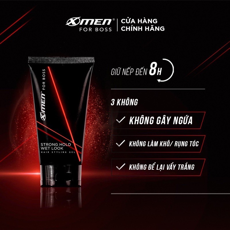 Keo vuốt tóc X-Men For Boss Gel 150g