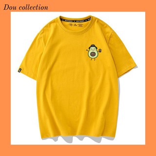 [Dou Collection] Áo Thun Nữ Tay Ngắn Unisex Nam Nữ Icoin Trái Bơ - Unisex - Cotton - Mã AT014