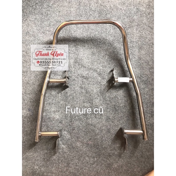 Cản sau future cũ inox chắc chắn