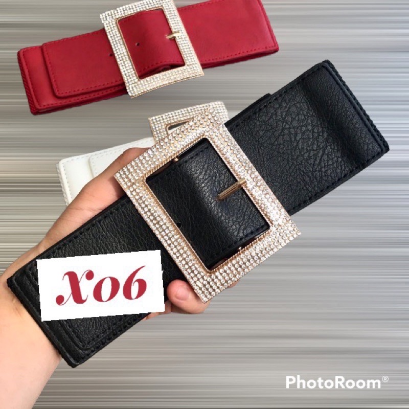 Đai váy belt KIM ĐÁ 6cm
