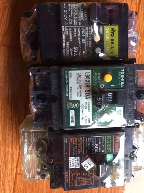 Aptomat chống giật japan 50A 1 pha