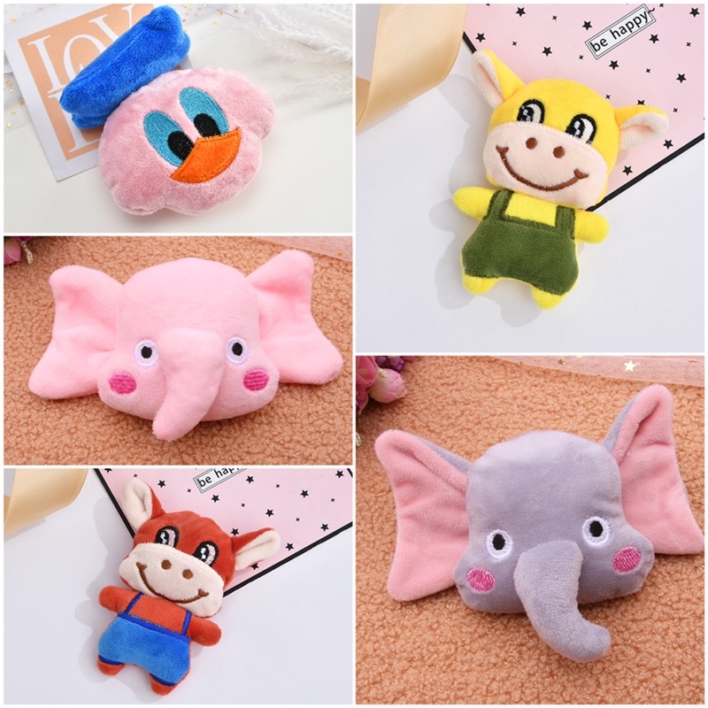 Gấu Bông Gắp Thú Mini 3 - 15Cm Giao Ngẫu Nhiên (Hàng Mới 100%)