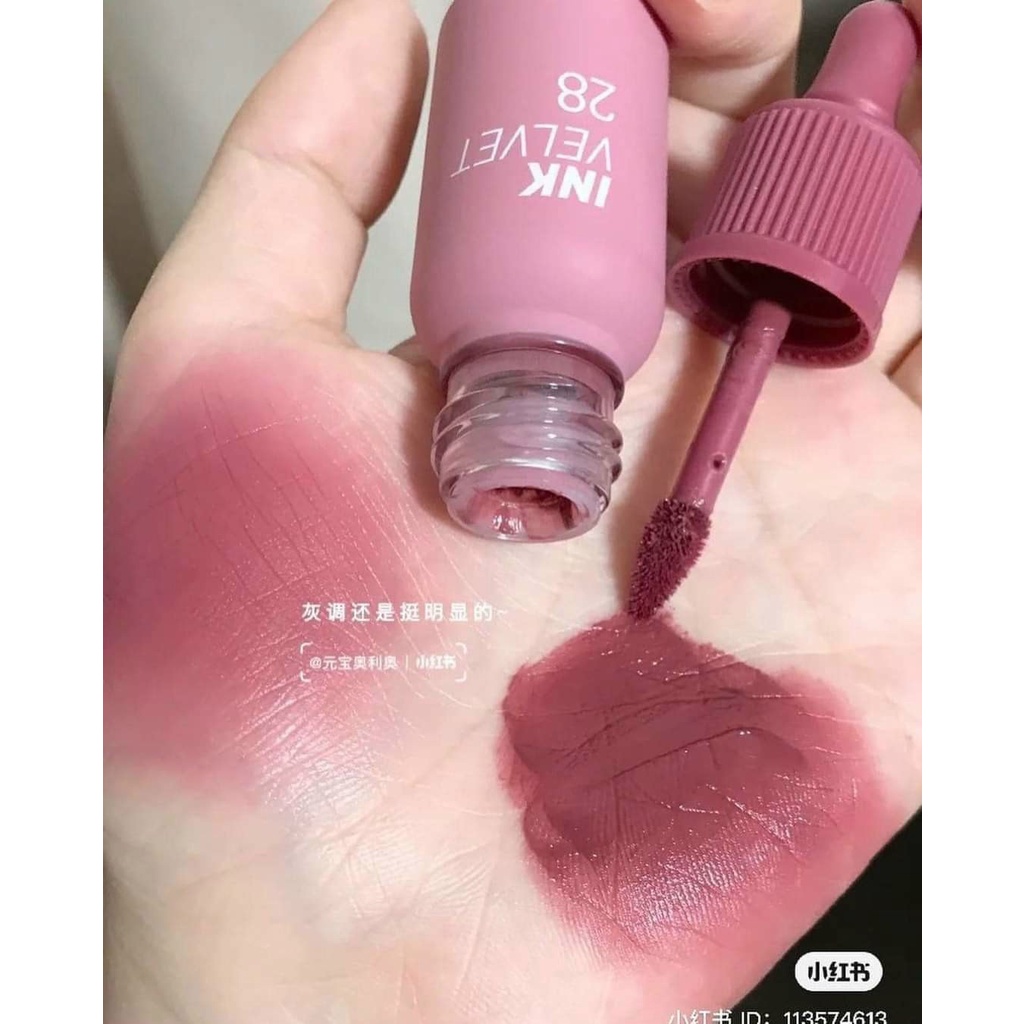 Son Môi Peripera Ink Velvet #28Mauveful Nude