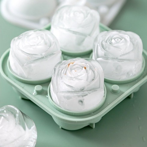 Khay Làm Đá Bằng Silicone Hình Quả Bóng Tiện Lợi