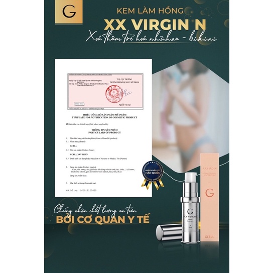 KEM HỒNG NHŨ HOA XXVIRGIN 5ml -15ml | BigBuy360 - bigbuy360.vn