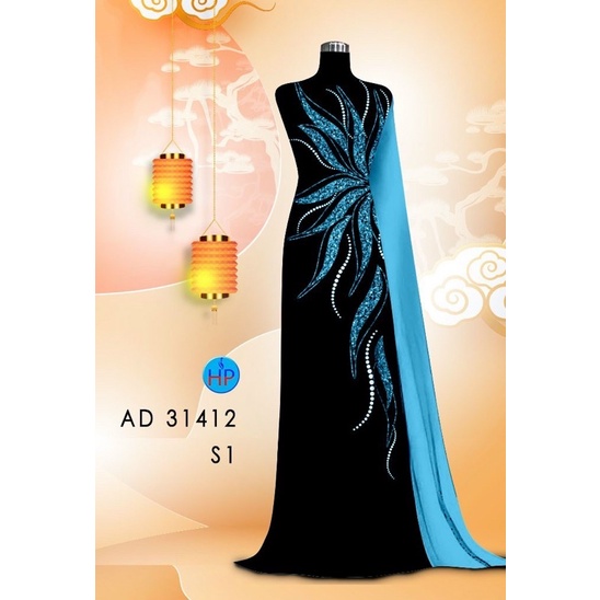 Vải áo dài đen