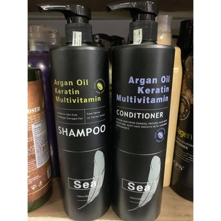 Cặp dầu gội xả siêu mềm mượt SEA 750ml x2