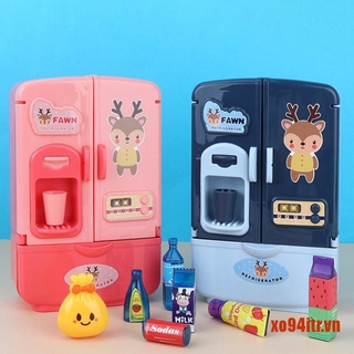 Tủ Lạnh Đồ Chơi Mini 1 Bộ Cho Bé